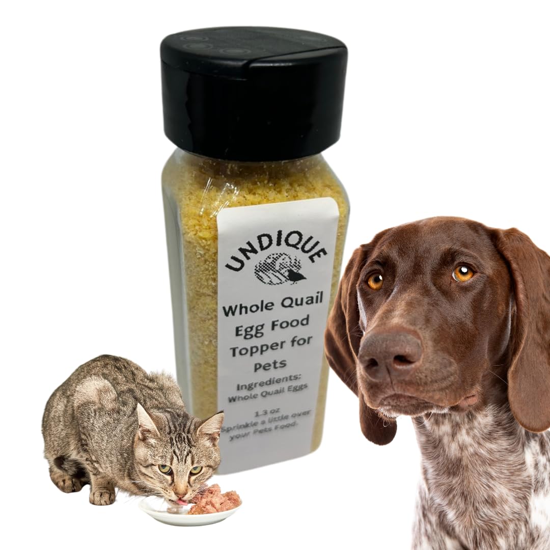 Quailicious Boost - Made in USA High-Protein Quail Egg Cat Food Topper, Freeze-Dried for Cat Digestive Health - Nutrient-Rich, Grain-Free Digestive Support for Cats, Ideal for Picky Eaters