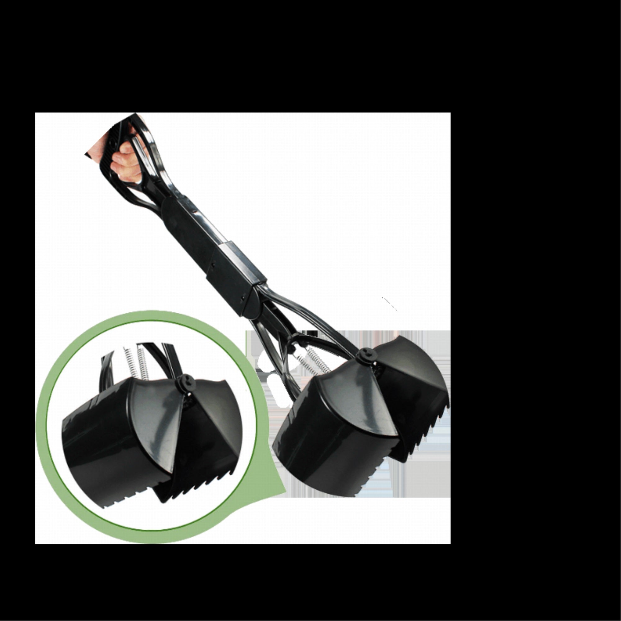 Archstone Pet Pooper Scooper - Black, Long-Handled