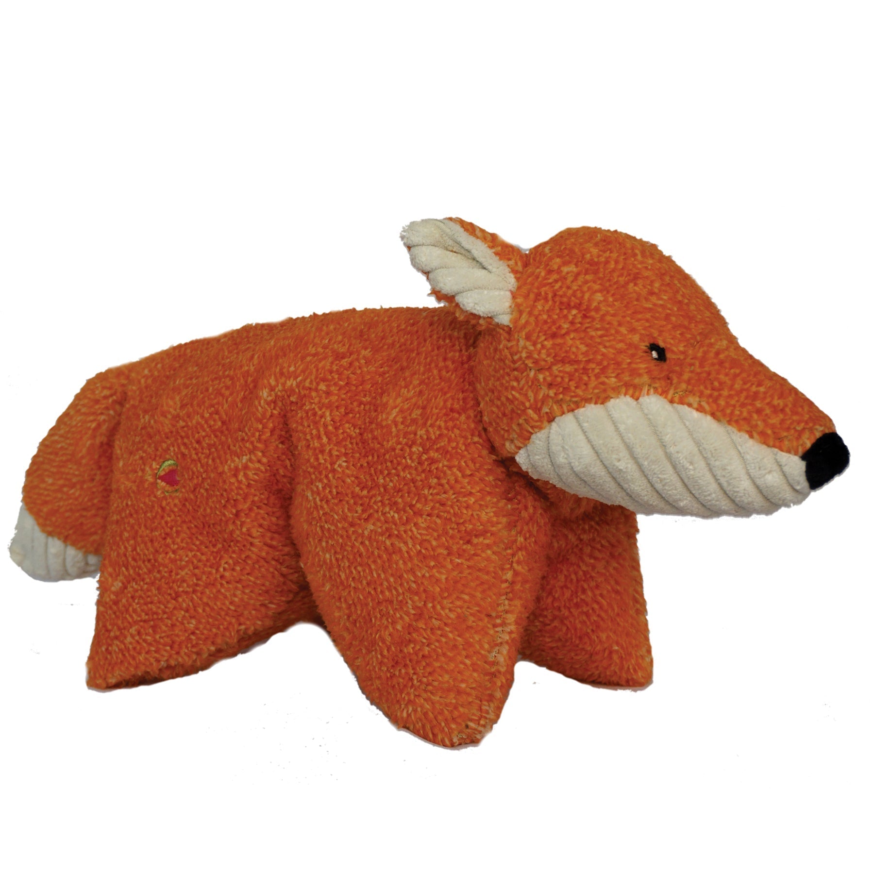 Squooshie Fox Plush Dog Toy
