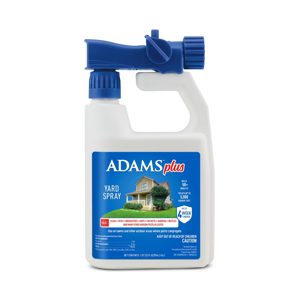 Adams Complete Indoor & Outdoor Flea Treatment System for XLarge Dogs 61–150 lbs Bundle