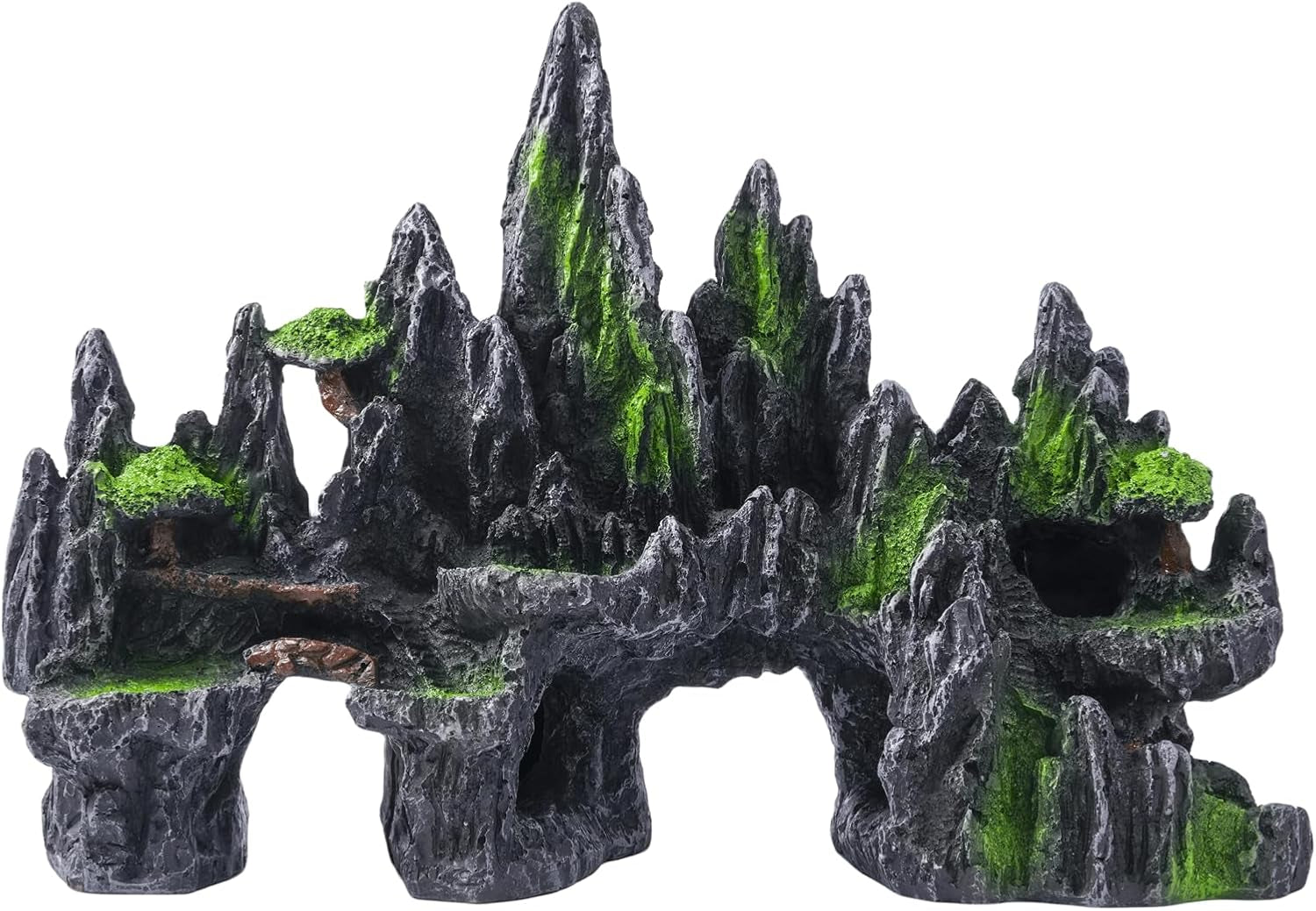 Large Fish Tank Decoration Mountain Cave Bridge Aquarium Ornament