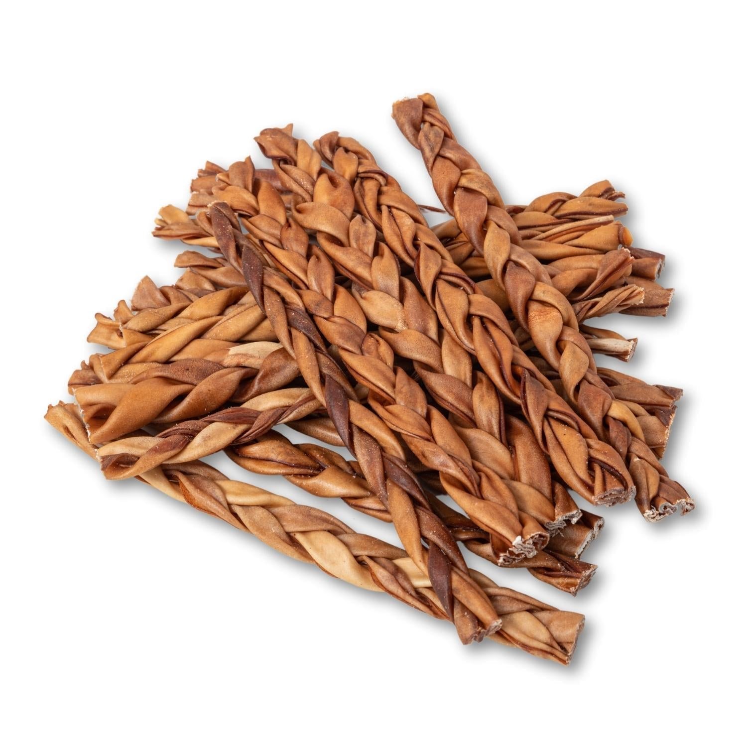 12" Braided Beef Collagen Sticks for Dogs, 4-Pack