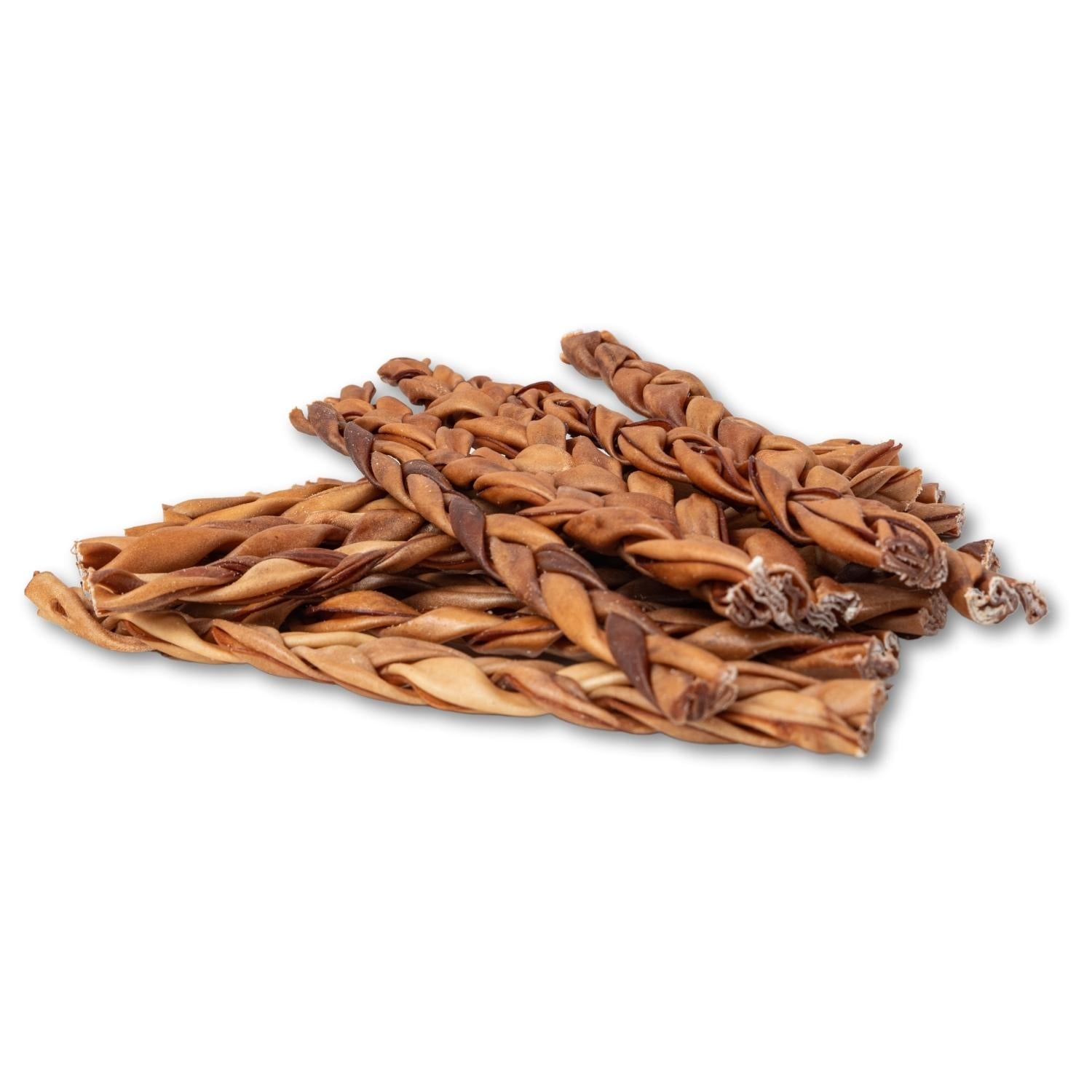 12" Braided Beef Collagen Sticks for Dogs, 4-Pack