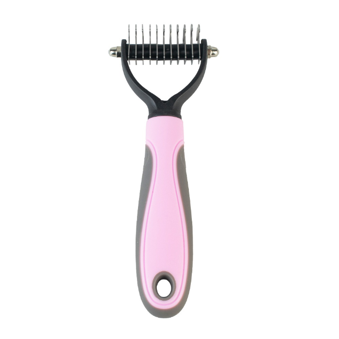 De-Shedding Pet Grooming Brush for Dogs & Cats – Reduces Shedding Up to 95%