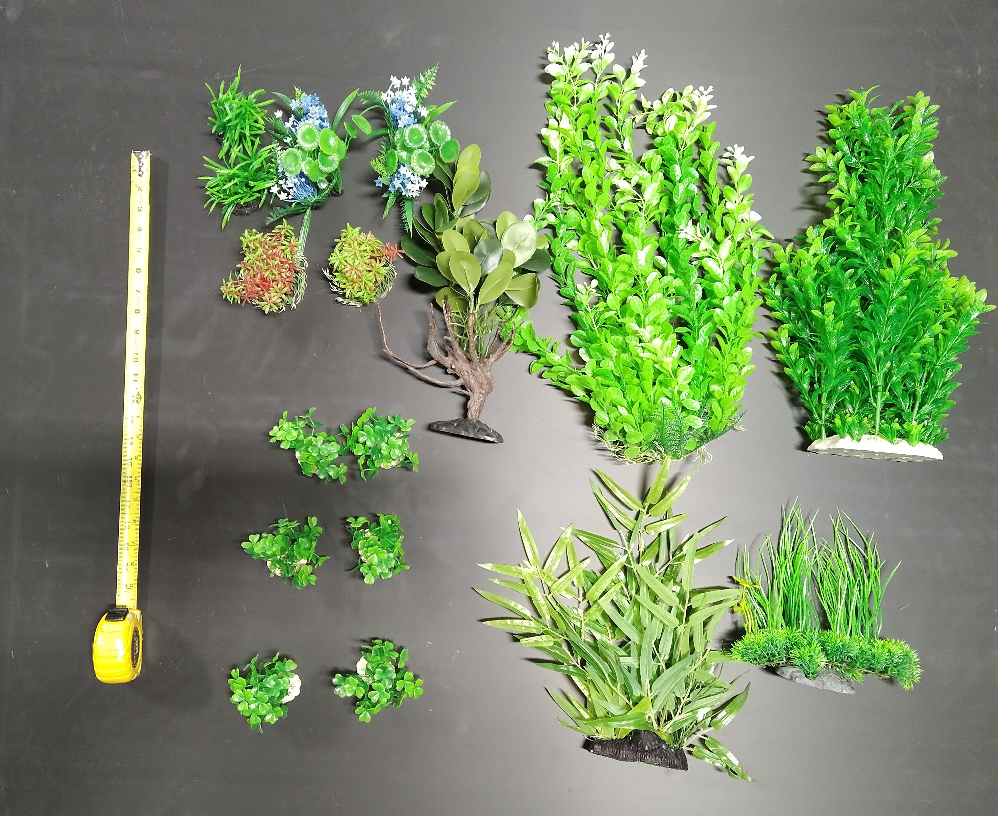 Premium Artificial Aquarium Plant Package for Fish Tank, REALISTIC