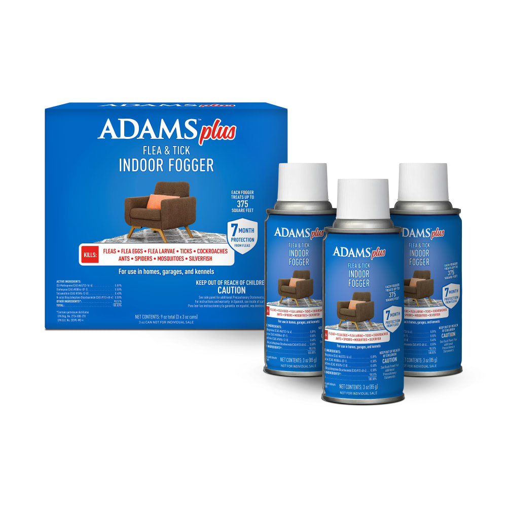 Adams Complete Indoor & Outdoor Flea Treatment System for XLarge Dogs 61–150 lbs Bundle