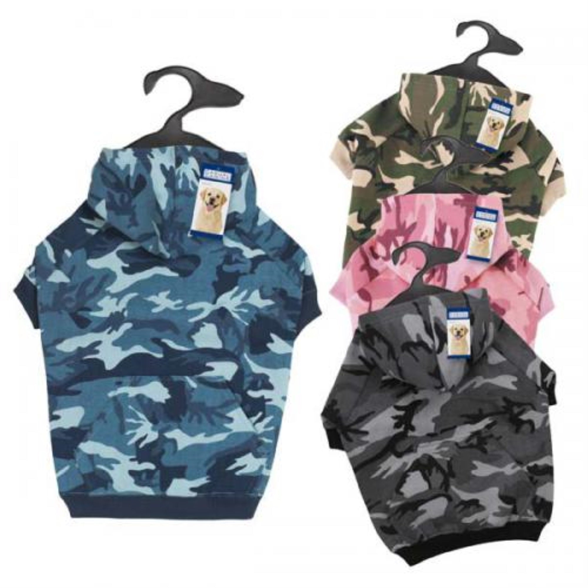 Casual Canine Camo Hoodie Xl Green