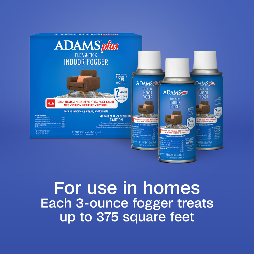 Adams Complete Indoor & Outdoor Flea Treatment System for Small Dogs 5–14 lbs Bundle