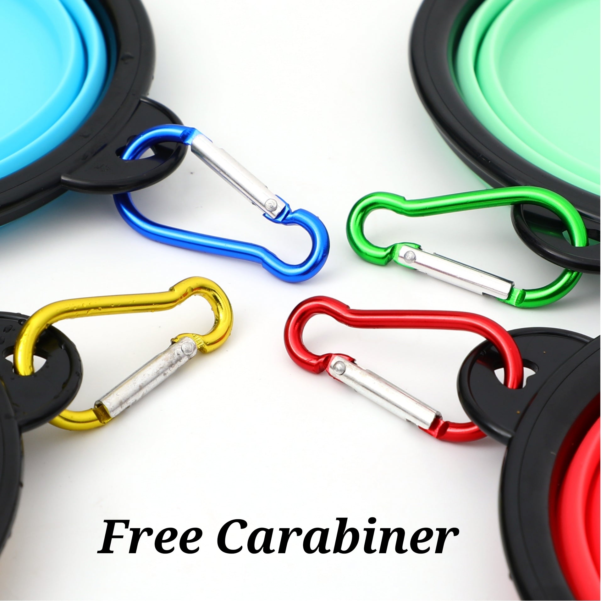 Collapsible Silicone Travel Bowls - 12oz