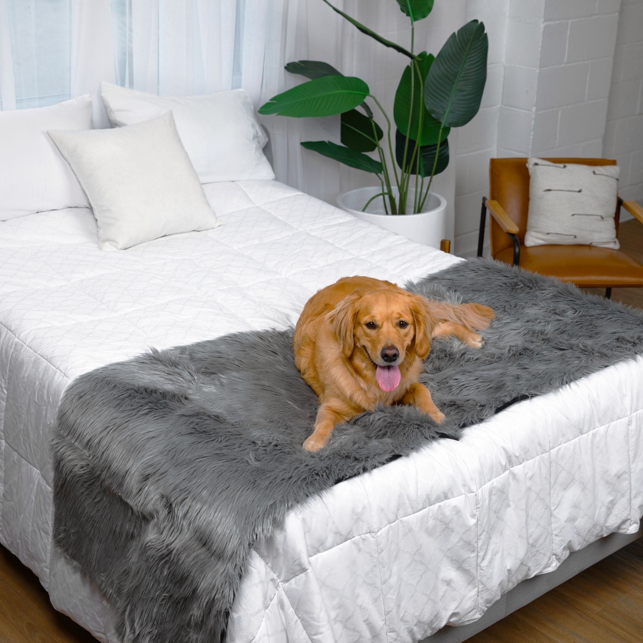 PupProtector Waterproof Bed Runner - Charcoal Grey