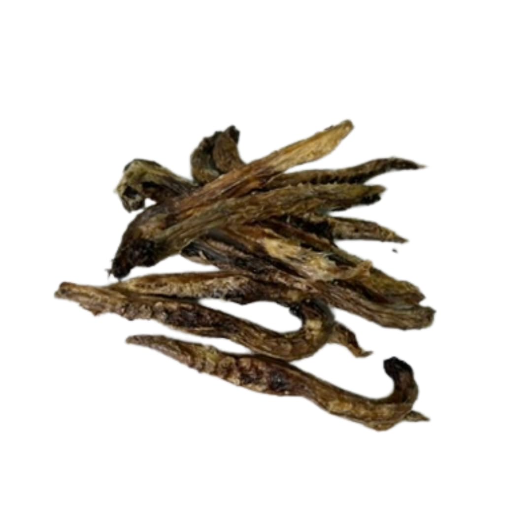 Quail Crunch Sticks Dog Treats, 10 Count Quail Spines Gourmet Dehydrated Healthy Dog Training Treats, Premium Flavors Promote Dental Health, No Artificial Additives for Happy Pets