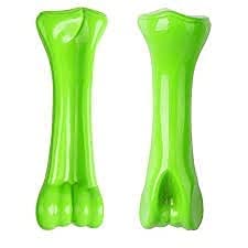 Dog Trust NonToxic Natural Rubber Dental Chew Biting Teething Dog & Puppies Toy (Colour May Vary)