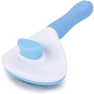 Tactine SelfCleaning Slicker Dog Brush, Pet Grooming Shedding Brush For Shedding & Detangling | Easy To Clean, Safe & Gentle | 
