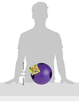 Jolly Pets Teaser Ball Dog Toy, Extra Large/10 Inches, Purple, X - Large/10 Inches (1510 Pr)