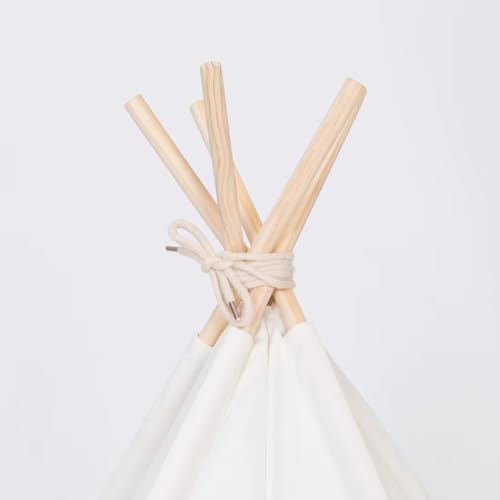 Pet Teepee Dog & Puppy Cat Tents Tipi Bed Portable Houses With Thick Cushion For Pets Up To 33Lbs