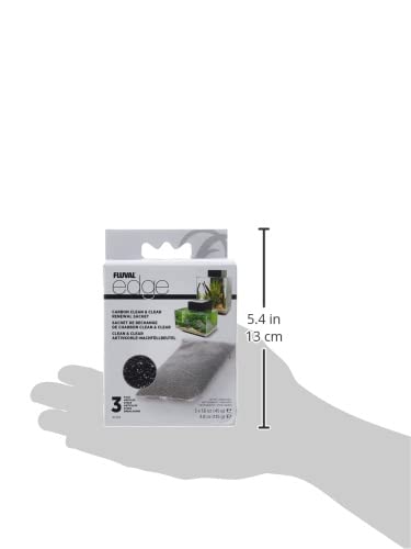 Fluval Edge Carbon Clean & Clear Renewal Sachets - 3-Pack