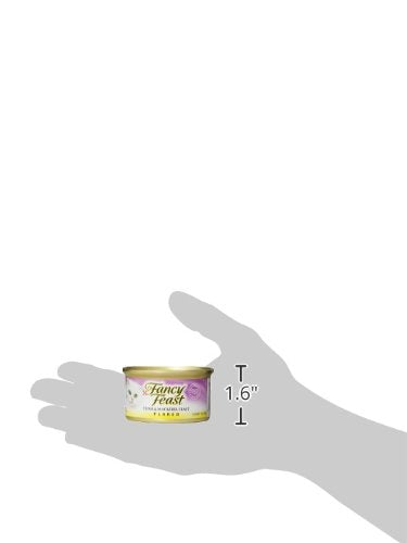 Fancy Feast Wet Cat Food - Flaked Tuna & Mackerel Feast, 3 oz Cans, Pack of 24