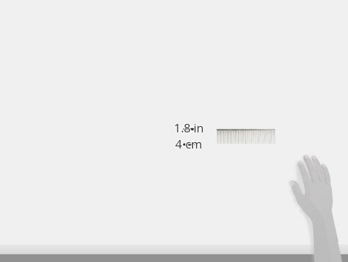 Resco Pet Comb for Dogs & Cats - Anti-Static, Medium-Coarse Spacing, 1.5" Nickel Teeth, Model PF0280