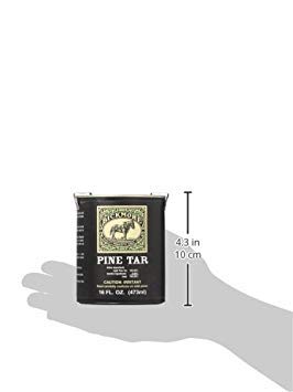 Pine Tar 16 oz | 100% Pure | Natural Sealant for Horse Hooves & Wood Preservative for Decks, Fences, Barns, and Outdoor Wood | P