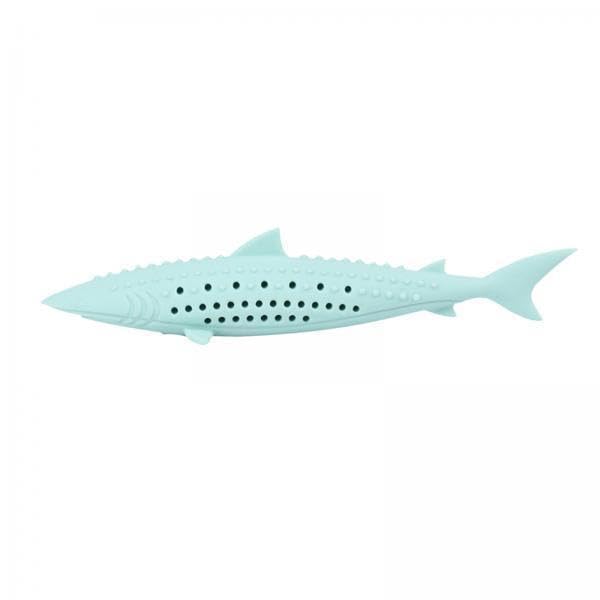 Ujeavette 4Xcat Chew Toys Interactive Fish Teaser Toy Pet Cat Toothbrush Chewing Toy Green