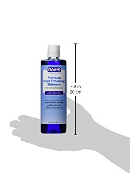 Davis Premium Color Enhancing Pet Shampoo, 12 oz, Blue, Model PCES12
