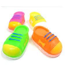 PSK PET MART Shoe Shape Toy for Dogs Rubber Toy, Chew Toy, Rubber Toy, Squeaky Toy for Dog (Pack of 1) Multicolour