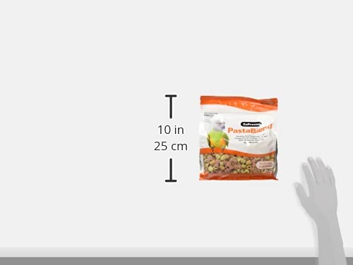 ZuPreem PastaBlend Smart Pellets Bird Food for Parrots and Conures, 3 lb Bag - Made in The USA, Daily Nutrition, Essential Vitam