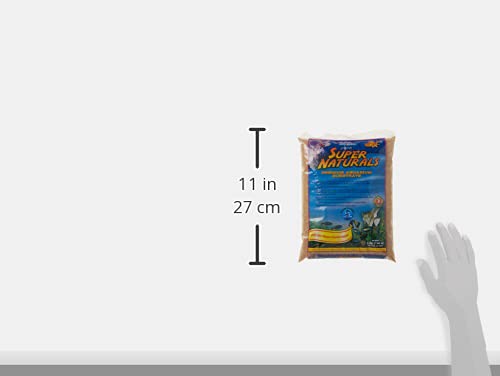 Carib Sea Acs05839 Super Natural Sunset Gold Sand For Aquarium, 5-Pound