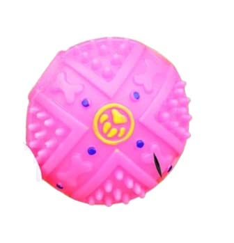 Smart Pups Intractive Food Dispenser Ball Toys For Dog I Q Ball For Dogs (Multicolour, Pack Of 1)