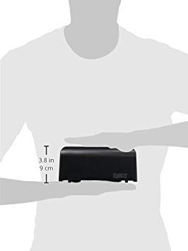 Exo Terra Nano Plastic Canopy for PT2601,Black Outer Polish Chrome Inner