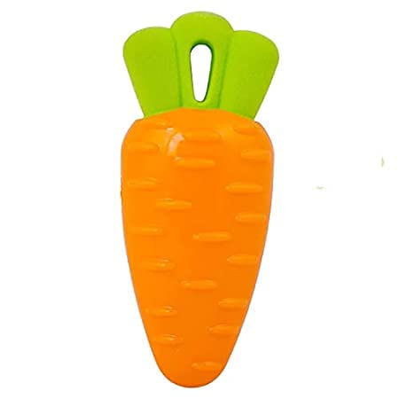 Rvpaws Veggie Series Carrot Squeaky Chew Toys For Dogs & Puppies | Small & Medium Breeds Pets