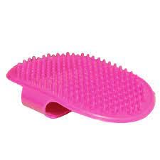 Sage Square Rubber Washing Soothing Massage Bristles For Dogs And Cats (Colour May Vary) Pack Of 1