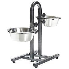 Pets Empire Dog Adjustable Feeding Stand U Type With 2 Stainless Steel Bowls For Dog (2800 Ml)
