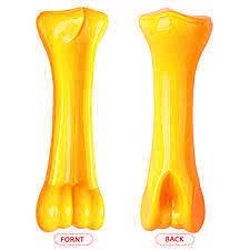 Psk Pet Mart Interactive NonToxic Natural Rubber Dental Chew Biting Teething Dog & Puppies Toy (Multicolour)