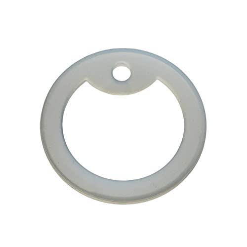 Military Dog Tag Silencers, Silicone/Rubber Army Dogtag Silencer Lot Of 2 (Clear)