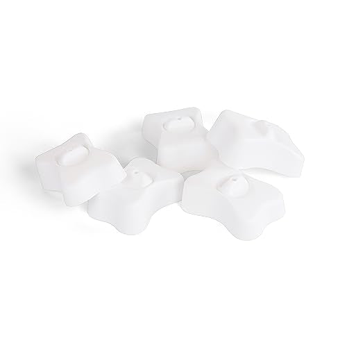 Outward Hound By Nina Ottosson Bone Replacement Parts For Dog Puzzles, Dog Brick, Dog Tornado, Dog Smart, Puppy Tornado, Puppy Smart, 5 Pack, White