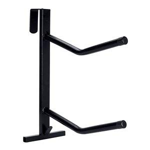 Pvc-Coated Double Saddle Rack, Color: Black