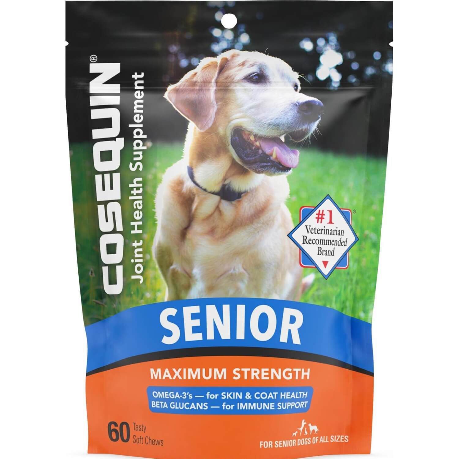 Nutramax Cosequin Senior Joint Health Soft Chews for Dogs 60ct Max Strength