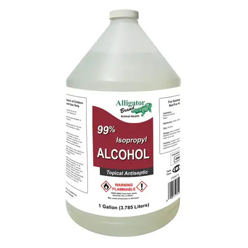Alligator Brand 99% Isopropyl Rubbing Alcohol 1 Gallon Multi-Purpose