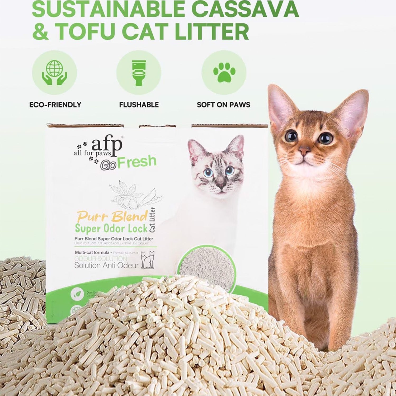 Purr-Blend Super Odor Lock Cat Litter - 4.5kg (2 X 2.25kg)