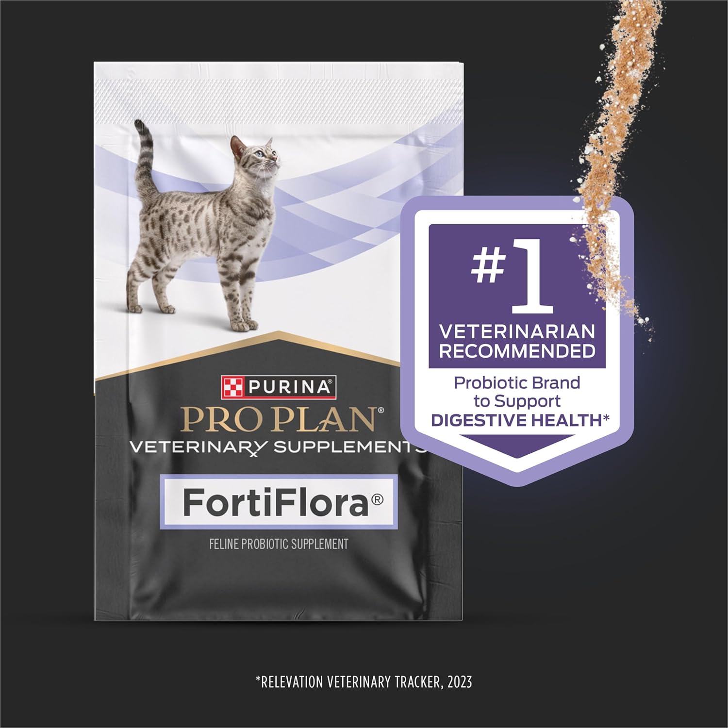 Purina Pro Plan FortiFlora Cat Probiotic – 30 Sachets | Digestive Support
