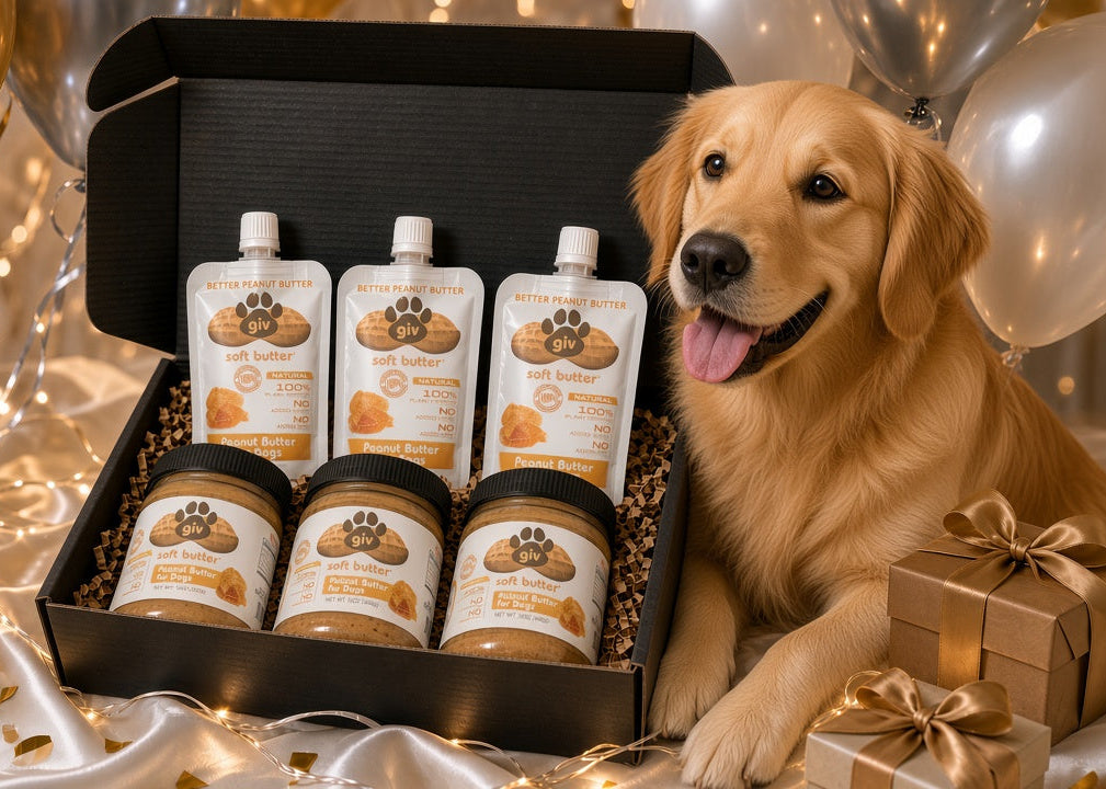 Dog Peanut Butter Gift Set