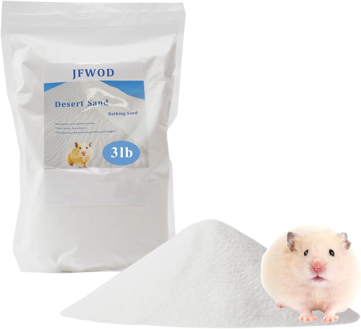 Hamster Bath Sand Dust Free Desert Small Pet Litter Chinchilla Gerbil 3lb