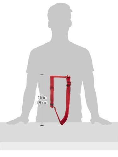 OmniPet Kwik Klip Adjustable Nylon Pet Harness, Large, Red