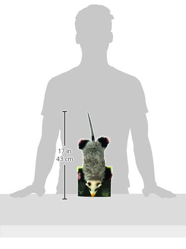 Hyper Pet Opossum Plush Dog Toy - Medium Grey - New Materials Only - Model 48849