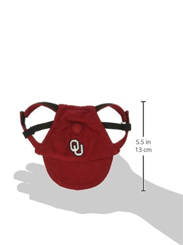 Sporty K9 Collegiate Oklahoma Sooners Dog Cap, Small