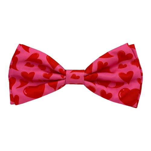 Huxley & Kent Bow Tie For Pets - My Puppy Love (Small) - Valentine'S Day Bow Tie Collar Attachment - Fun Bow Ties For Dogs & Cat