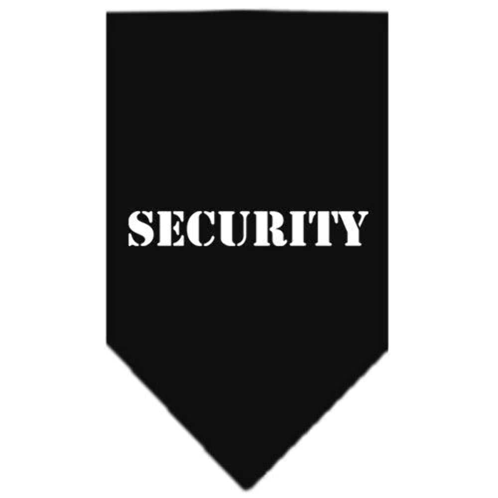 Mirage Pet Products Security Screen Print Bandana, Large, White