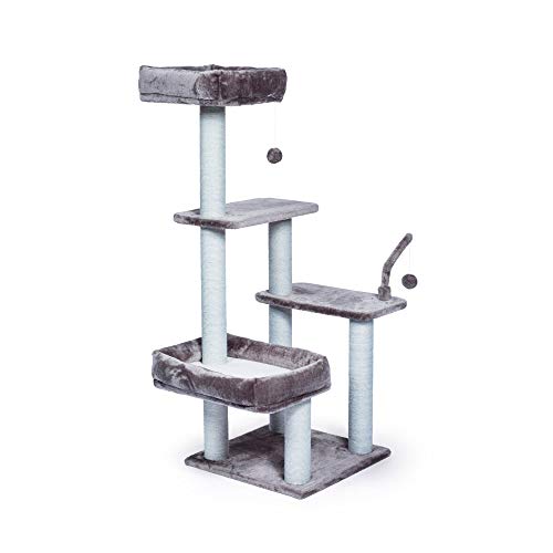 Prevue Pet Products Kitty Power Paws The Ritz 7307, 20.5'' W X 10.25'' H, 33 Lbs, Gray / Gray