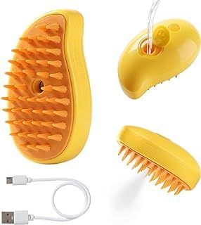 Kanak Mall Pet Brush 3 in 1 Cat Spray Massage Comb Multifunctional Brush for Grooming Cats Hair Cleaner Removes Knots and Loose 